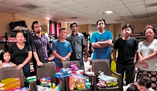Awake after Midnight Band undertakes humanitarian efforts to support Manipur refugees in Delhi